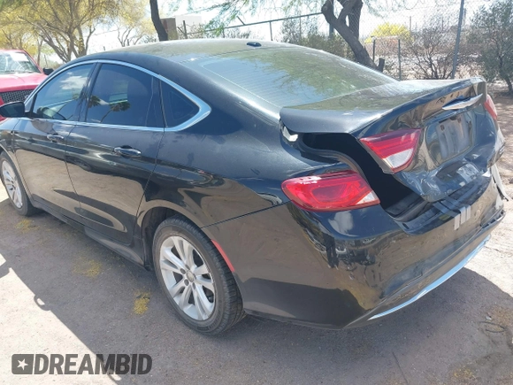 2015 Chrysler 200 Limited with VIN 1C3CCCAB2FN701564, listed as a IAAI auction lot 42068302 with 226,503 mi miles. Bid and sale history available at carsss.com. Image 3.