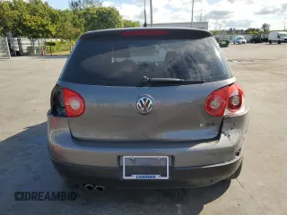 2008 Volkswagen Rabbit S with VIN WVWBB71K68W163868, listed as a Copart auction lot 82365694 with 125,090 mi miles and Salvage Title. Bid and sale history available at carsss.com. Image 6.