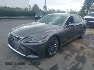 2018 Lexus LS with VIN JTHB5LFF6J5004208, listed as a IAAI auction lot 40799669 with 121,855 mi miles. Bid and sale history available at carsss.com. Image 2.