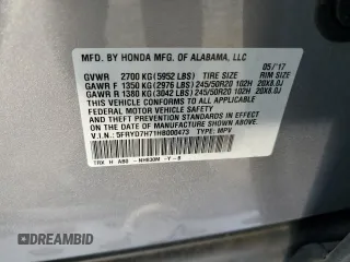 2017 Acura MDX Sport Hybrid w/Advance Pkg with VIN 5FRYD7H71HB000473, listed as a Copart auction lot 78446814 with 37,284 mi miles and Salvage Title. Bid and sale history available at carsss.com. Image 15.