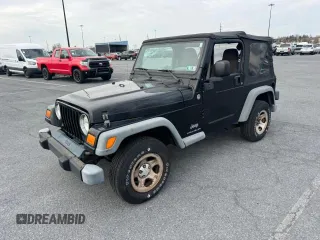2005 Jeep Wrangler SE with VIN 1J4FA29145P369029, listed as a Copart auction lot 81878874 with 102,942 mi miles and Clean Title. Bid and sale history available at carsss.com. Image 2.