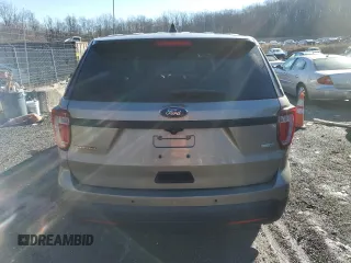 2016 Ford Utility Police Interceptor with VIN 1FM5K8AR8GGC61823, listed as a Copart auction lot 84832484 with 0 mi miles and Salvage Title. Bid and sale history available at carsss.com. Image 6.