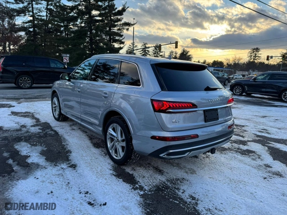2021 Audi Q7 Premium with VIN WA1AXAF72MD024576, listed as a Copart auction lot 42853485 with 108,845 mi miles and Clean Title. Bid and sale history available at carsss.com. Image 4.
