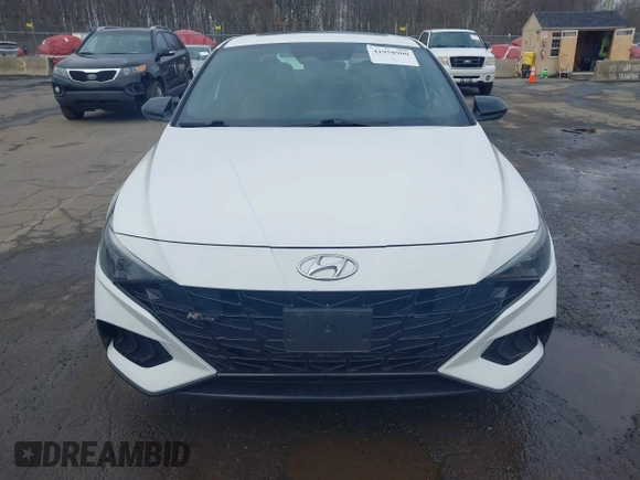 2023 Hyundai Elantra N Line z VIN KMHLR4AFXPU431201, wystawiony jako IAAI lot #41958900 z przebiegiem 38 539 mil mil oraz . Historia ofert i sprzedaży dostępna na DreamBid. Obrazek 12.