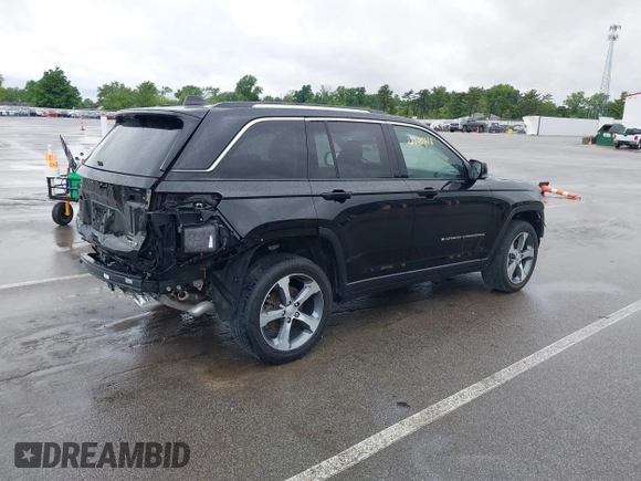 2023 Jeep Grand Cherokee Limited with VIN 1C4RJHBG8PC534059, listed as a IAAI auction lot 42531333 with 27,527 mi miles and . Bid and sale history available at DreamBid. Image 4.