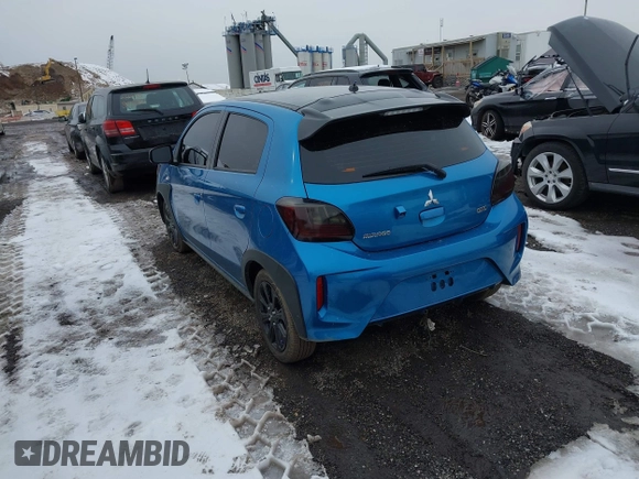 2023 Mitsubishi Mirage Black Edition with VIN ML32AWHJ6PH002758, listed as a IAAI auction lot 41499694 with 47,331 mi miles and . Bid and sale history available at DreamBid. Image 3.
