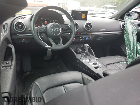 2019 Audi A3 Sedan S line Premium Plus with VIN WAUJEHFF6KA110898, listed as a Copart auction lot 70911094 with 43,410 mi miles and Salvage Title. Bid and sale history available at carsss.com. Image 8.