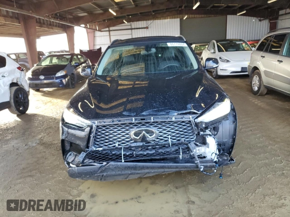 2022 Infiniti QX50 LUXE with VIN 3PCAJ5BA7NF120567, listed as a Copart auction lot 86774864 with 41,106 mi miles and Salvage Title. Bid and sale history available at carsss.com. Image 5.