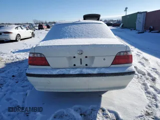 1998 BMW 7 Series 740il with VIN WBAGJ8321WDM21490, listed as a Copart auction lot 42097355 with 0 mi miles and Salvage Title. Bid and sale history available at carsss.com. Image 6.