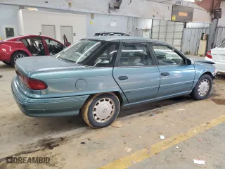 1992 Mercury Sable GS with VIN 1MELM50U7NA643480, listed as a Copart auction lot 84833624 with 19,580 mi miles and Salvage Title. Bid and sale history available at carsss.com. Image 3.