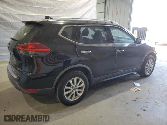 2017 Nissan Rogue SV with VIN KNMAT2MV5HP612016, listed as a Copart auction lot 55304695 with 98,826 mi miles and Salvage title. Bid and sale history available at DreamBid. Image 3.