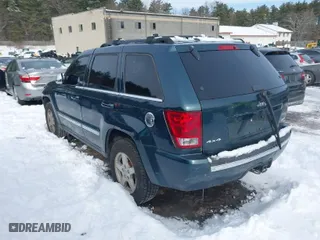 2005 Jeep Grand Cherokee Limited with VIN 1J4HR58N45C654943, listed as a IAAI auction lot 41468554 with 105,172 mi miles. Bid and sale history available at carsss.com. Image 3.