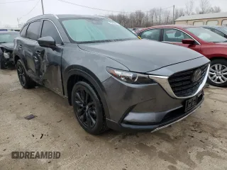 2022 Mazda CX-9 Touring Plus with VIN JM3TCBAY2N0624384, listed as a Copart auction lot 43252575 with 23,620 mi miles and Salvage Title. Bid and sale history available at carsss.com. Image 4.