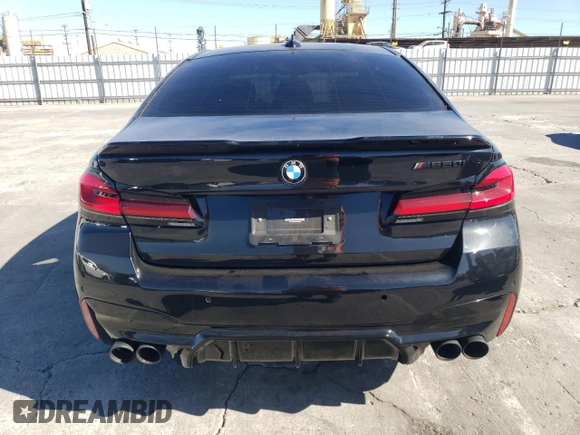 2023 BMW 5 Series M550i xDrive with VIN WBA13BK03PCM44838, listed as a Copart auction lot 68434874 with 17,798 mi miles and Salvage title. Bid and sale history available at DreamBid. Image 6.