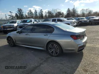2020 BMW 7 Series 750i xDrive with VIN WBA7U2C07LCD59553, listed as a Copart auction lot 86826964 with 0 mi miles and Salvage Title. Bid and sale history available at carsss.com. Image 2.