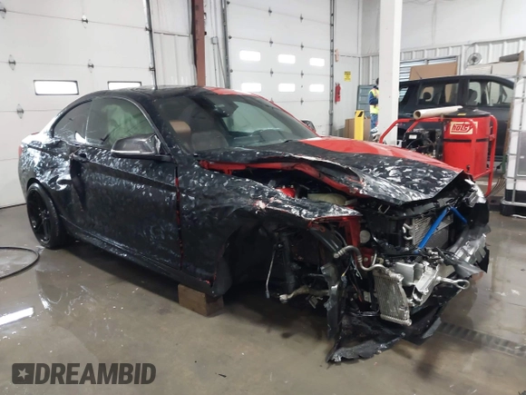 2016 BMW 2 Series M235i with VIN WBA1J7C50GV360056, listed as a IAAI auction lot 41560487 with 120,208 mi miles and . Bid and sale history available at carsss.com. Image 14.