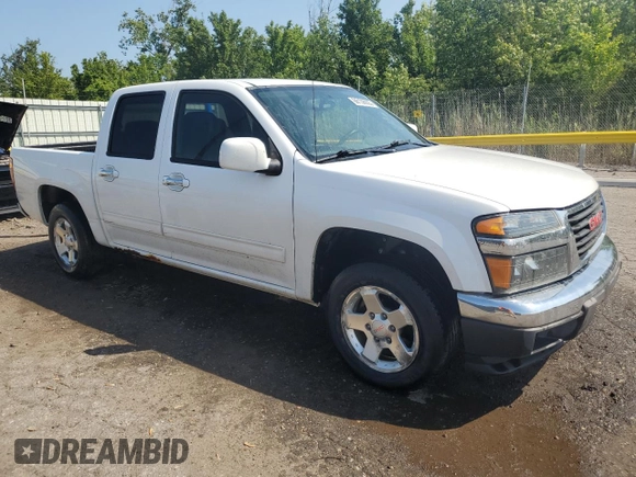 2012 GMC Canyon SLE1 with VIN 1GTD5MFE9C8107504, listed as a Copart auction lot 66138635 with 152,560 mi miles and Clean title. Bid and sale history available at DreamBid. Image 4.