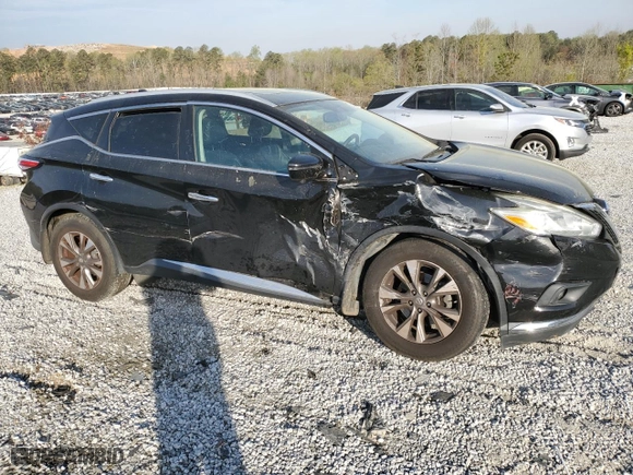 2017 Nissan Murano SL with VIN 5N1AZ2MH9HN185939, listed as a Copart auction lot 50818305 with 97,364 mi miles and Salvage Title. Bid and sale history available at carsss.com. Image 4.
