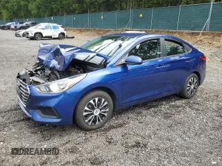 2021 Hyundai Accent SE with VIN 3KPC24A6XME149272, listed as a Copart auction lot 62878945 with 81,995 mi miles and Salvage title. Bid and sale history available at DreamBid. Image 1.