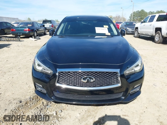 2016 Infiniti Q50 3.0t Premium with VIN JN1EV7AR4GM345731, listed as a IAAI auction lot 41836075 with 88,682 mi miles. Bid and sale history available at carsss.com. Image 12.