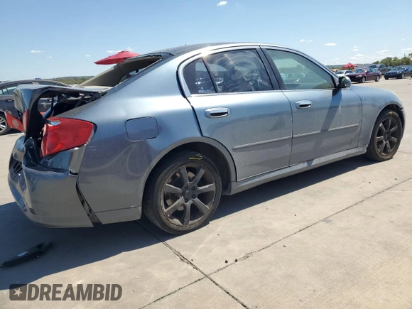 2006 Infiniti G35 with VIN JNKCV51E86M512157, listed as a Copart auction lot 70237094 with 162,704 mi miles and Salvage Title. Bid and sale history available at DreamBid. Image 3.