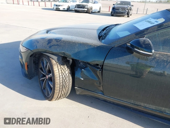 2021 Jaguar F-Type with VIN SAJD55FEXMCK72726, listed as a IAAI auction lot 41850145 with 29,891 mi miles and . Bid and sale history available at DreamBid. Image 6.