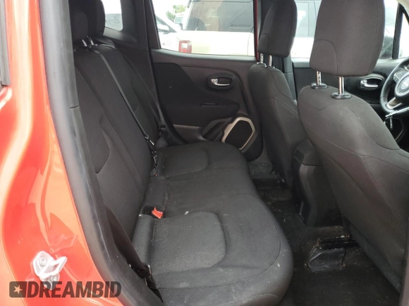 2017 Jeep Renegade Sport with VIN ZACCJAAB4HPF66247, listed as a Copart auction lot 54587595 with 142,264 mi miles and Salvage title. Bid and sale history available at DreamBid. Image 10.