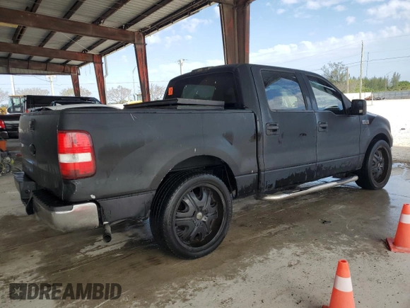 2007 Ford F-150 XLT with VIN 1FTRW12W17FB06705, listed as a Copart auction lot 51570085 with 0 mi miles and Non Repairable. Bid and sale history available at carsss.com. Image 3.