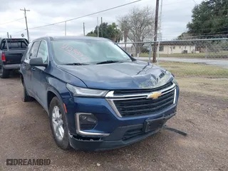 2022 Chevrolet Traverse LS with VIN 1GNERFKW6NJ147951, listed as a IAAI auction lot 41388931 with 57,424 mi miles. Bid and sale history available at carsss.com. Image 1.