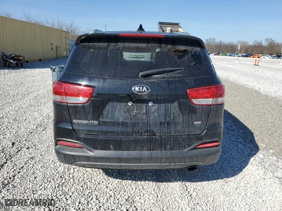 2017 Kia Sorento LX with VIN 5XYPG4A38HG320795, listed as a Copart auction lot 49252395 with 127,901 mi miles and Clean Title. Bid and sale history available at carsss.com. Image 6.