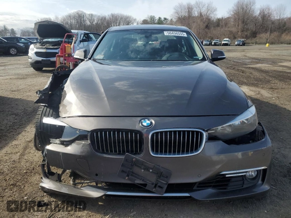 2015 BMW 3 Series 328i xDrive with VIN WBA3B3C51FF547944, listed as a Copart auction lot 50456555 with 102,745 mi miles and Salvage title. Bid and sale history available at DreamBid. Image 5.