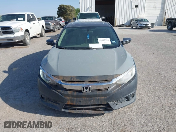 2016 Honda Civic Sedan EX-T with VIN 19XFC1F30GE015608, listed as a IAAI auction lot 42011102 with 80,812 mi miles. Bid and sale history available at carsss.com. Image 12.