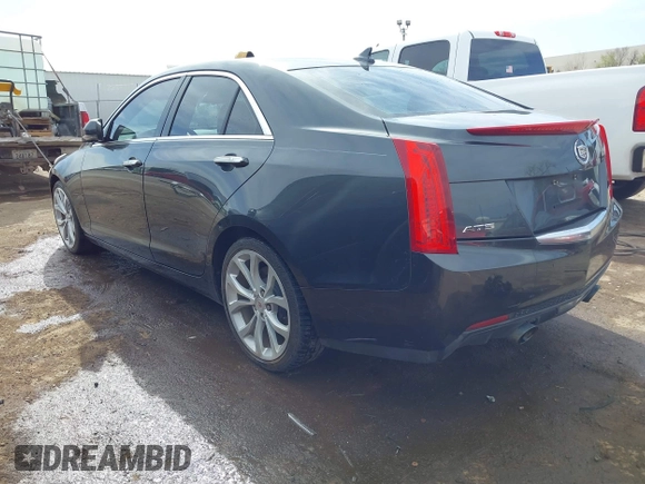 2014 Cadillac ATS Performance with VIN 1G6AC5S35E0116188, listed as a IAAI auction lot 41860494 with 85,517 mi miles. Bid and sale history available at carsss.com. Image 3.
