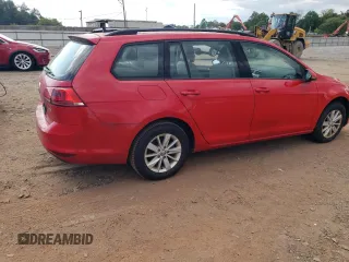 2017 Volkswagen Golf SportWagen S with VIN 3VWC17AU6HM506264, listed as a Copart auction lot 68560744 with Not Provided miles and Clean Title. Bid and sale history available at carsss.com. Image 3.