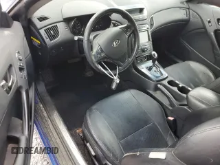 2011 Hyundai Genesis Coupe Grand Touring with VIN KMHHU6KH7BU045523, listed as a Copart auction lot 60708495 with Not provided miles and Salvage title. Bid and sale history available at DreamBid. Image 8.