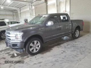 2019 Ford F-150 XL with VIN 1FTEW1E4XKFA80042, listed as a Copart auction lot 59548775 with 119,647 mi miles and Salvage title. Bid and sale history available at DreamBid. Image 1.