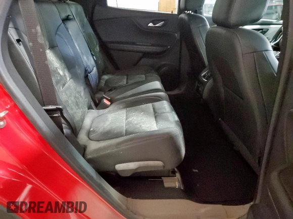 2020 Chevrolet Blazer LT with VIN 3GNKBDR44LS711415, listed as a Copart auction lot 60821265 with Not provided miles and Salvage title. Bid and sale history available at DreamBid. Image 11.