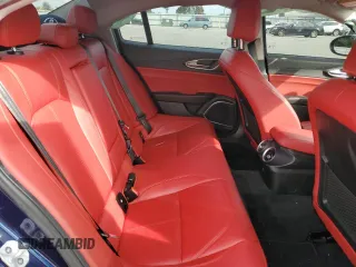 2020 Alfa Romeo Giulia Ti with VIN ZARFANBN5L7634712, listed as a Copart auction lot 73278784 with 0 mi miles and Salvage Title. Bid and sale history available at carsss.com. Image 10.