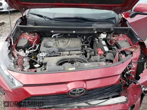 2021 Toyota RAV4 LE with VIN 2T3G1RFVXMW152811, listed as a Copart auction lot 45345095 with 66,871 mi miles and Salvage Title. Bid and sale history available at carsss.com. Image 12.