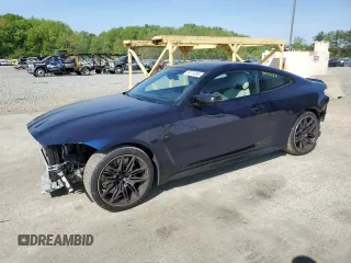 2022 BMW M4 Competition xDrive с VIN WBS43AZ04NCK40832, выставлен на аукционе Copart как лот 55114065 с пробегом Не указан миль и Списание • Salvage title. История ставок и продаж доступна на DreamBid. Изображение 1.