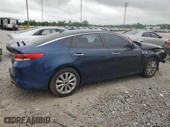 2017 Kia Optima LX with VIN 5XXGT4L32HG146753, listed as a Copart auction lot 60970145 with 180,574 mi miles and Salvage title. Bid and sale history available at DreamBid. Image 3.