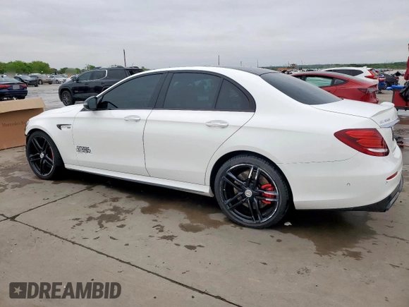 2018 Mercedes-Benz E 63 S AMG with VIN WDDZF8KB8JA254169, listed as a Copart auction lot 50769985 with 111,984 mi miles and Salvage Title. Bid and sale history available at DreamBid. Image 2.