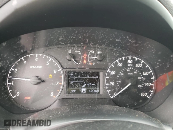 2017 Nissan Sentra S with VIN 3N1AB7AP4HY310918, listed as a Copart auction lot 56712545 with 142,360 mi miles and Salvage title. Bid and sale history available at DreamBid. Image 9.