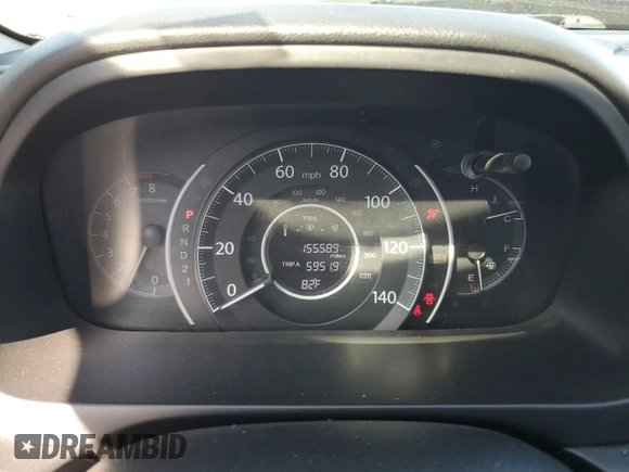 2013 Honda CR-V LX with VIN 2HKRM3H32DH514162, listed as a Copart auction lot 57850865 with 155,589 mi miles and Salvage title. Bid and sale history available at DreamBid. Image 9.