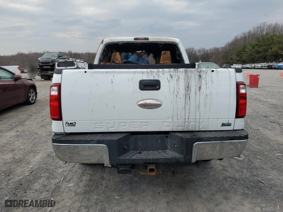 2011 Ford Super Duty F-250 SRW XL with VIN 1FT7W2B62BEC10003, listed as a Copart auction lot 50145535 with 0 mi miles and Salvage Title. Bid and sale history available at carsss.com. Image 6.