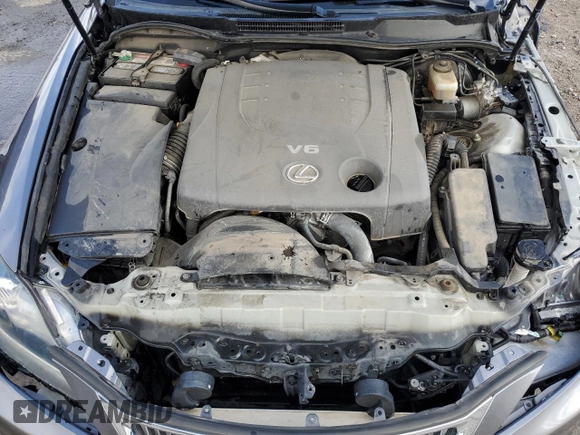 2012 Lexus IS 250 with VIN JTHCF5C29C5056580, listed as a Copart auction lot 47550255 with 116,140 mi miles and Salvage Title. Bid and sale history available at DreamBid. Image 11.