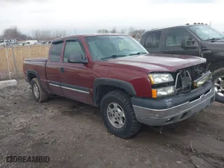 2003 Chevrolet Silverado 1500 LS with VIN 1GCEK19T63E315427, listed as a IAAI auction lot 41684385 with 122,553 mi miles. Bid and sale history available at carsss.com. Image 1.