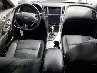2015 Infiniti Q50 Premium with VIN JN1BV7AR3FM411834, listed as a Copart auction lot 48333555 with 129,346 mi miles and Salvage Title. Bid and sale history available at carsss.com. Image 8.