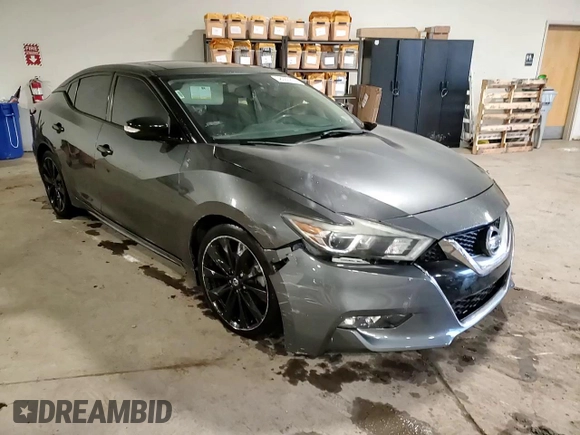 2017 Nissan Maxima SV with VIN 1N4AA6AP0HC383003, listed as a Copart auction lot 58060855 with 123,990 mi miles and Salvage title. Bid and sale history available at DreamBid. Image 13.