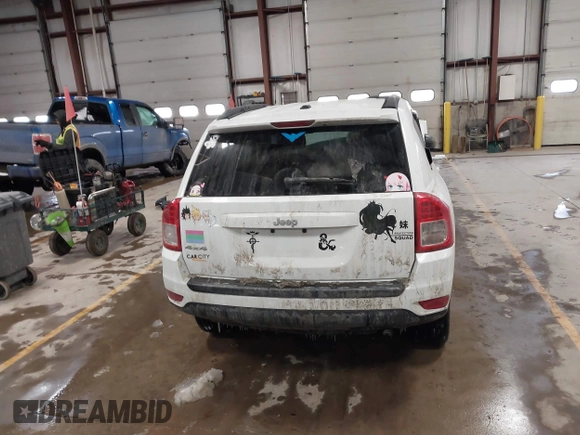 2013 Jeep Compass Sport with VIN 1C4NJDBB2DD190441, listed as a IAAI auction lot 41625177 with 138,806 mi miles. Bid and sale history available at carsss.com. Image 17.